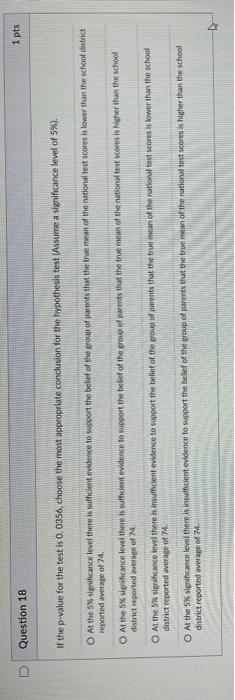Solved USE THE INFORMATION BELOW TO ANSWER QUESTIONS 15 THRU | Chegg.com
