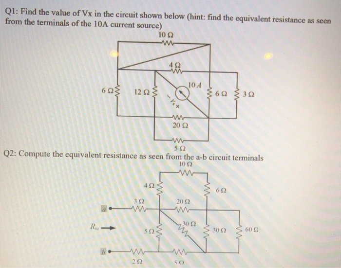 Solved 07: For The Circuit Shown Below, Use The Node Voltage | Chegg.com