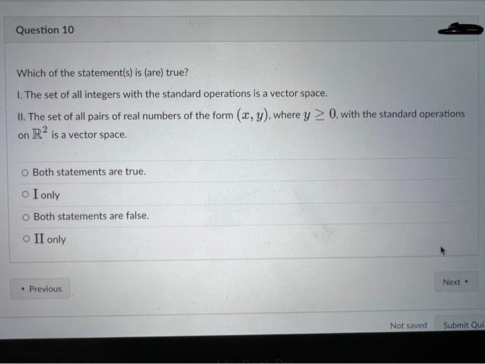 [Solved] Which of the statement(s) is (are) true? I. The s