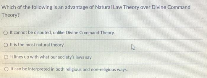 solved-which-of-the-following-is-an-advantage-of-natural-law-chegg