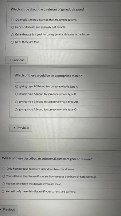 Solved Which is true about the treatment of genetic | Chegg.com