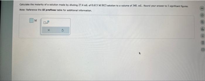 Solved What volume of concentrated 11.8MHCl would be | Chegg.com