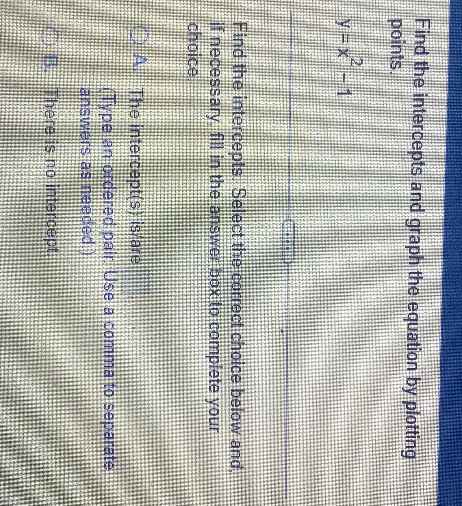 Solved Find The Intercepts And Graph The Equation By | Chegg.com