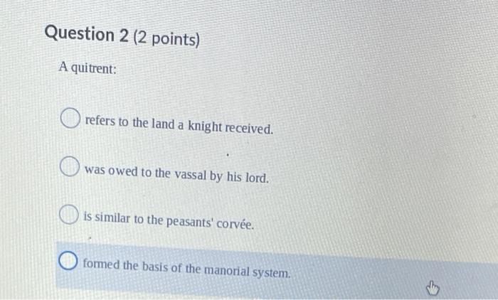 Solved Question 1 (2 points) The primary purpose of | Chegg.com