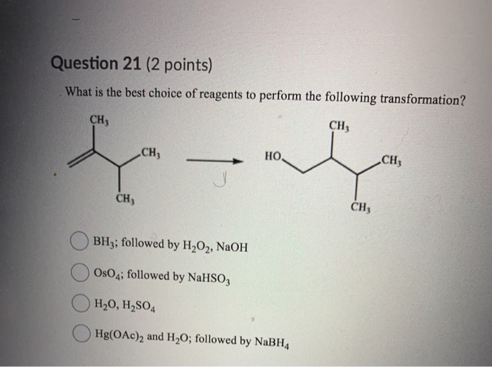 Solved Question 21 (2 points) What is the best choice of | Chegg.com