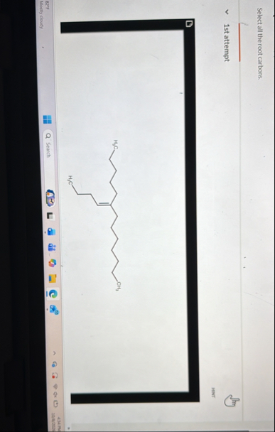 Solved Select all the root carbons.1st | Chegg.com