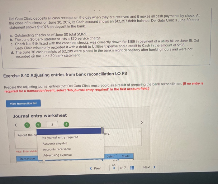 Solved d. The June 30 cash receipts of 2.289 were placed in