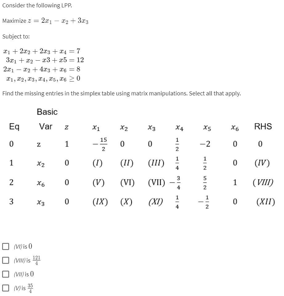 Solved Provide the correct options (Please give genuine and | Chegg.com