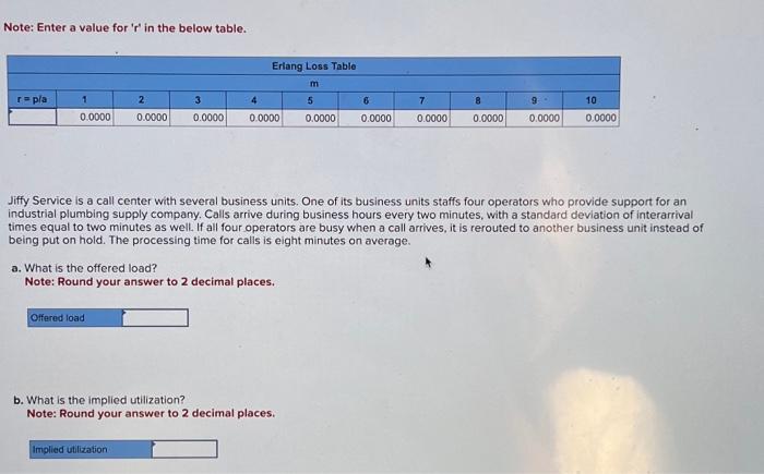 Solved c. What is the capacity of this call center (calls | Chegg.com