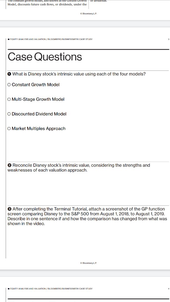 4g O 41 10 24 Pm Case Study Eq 1 Bloomberg Chegg Com
