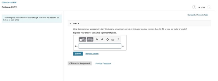 Solved Cha 26.25 W Problem 25.72 16 of 10 Constanta Periodic | Chegg.com
