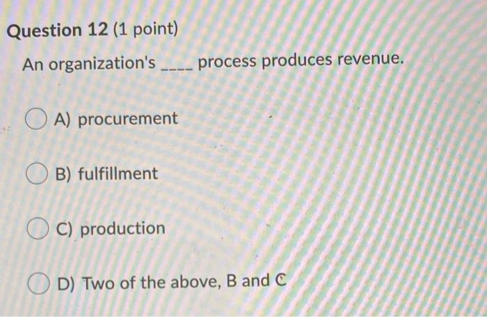 Solved Question 11 (1 Point) Online Exchanges Are Used Most | Chegg.com