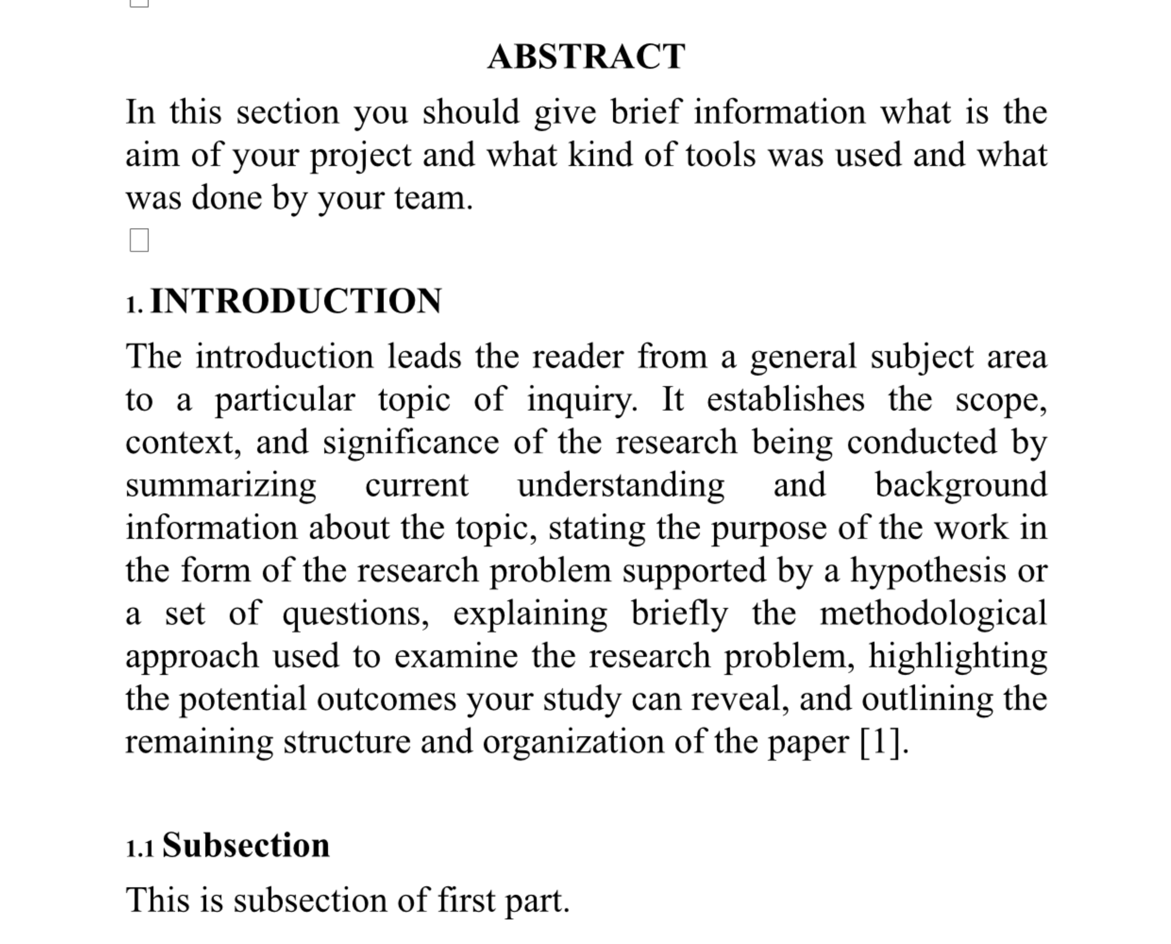 Solved write the Abstract and Introduction for a report on | Chegg.com