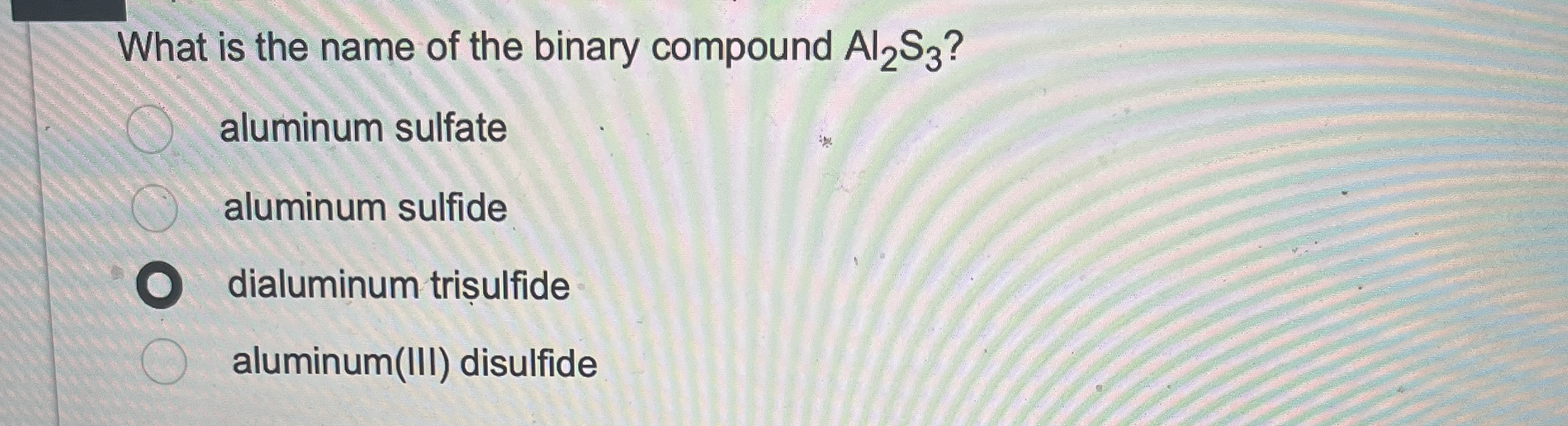 Solved What is the name of the binary compound | Chegg.com