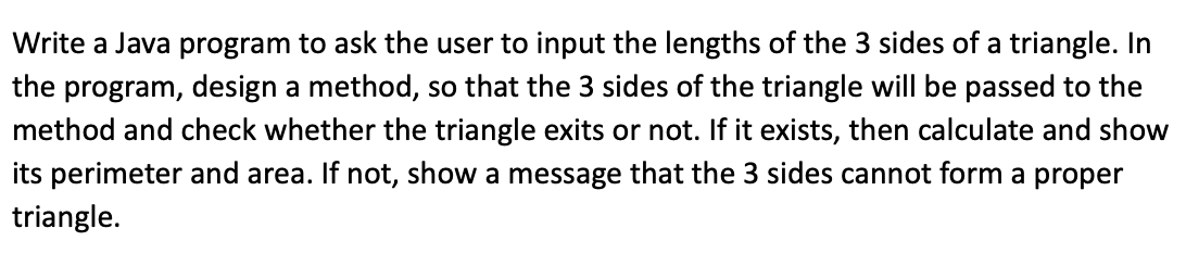 Solved Write a Java program to ask the user to input the | Chegg.com