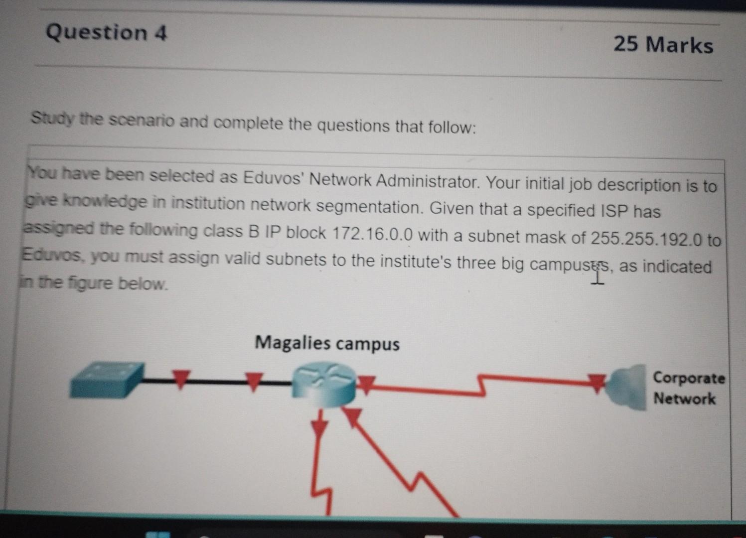 Solved Question 425 ﻿MarksStudy the scenario and complete | Chegg.com