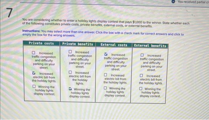 Solved You Are Considering Whether To Enter A Holiday Lights Chegg Com