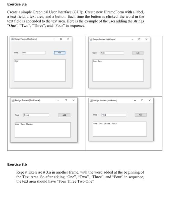 graphical user interface design examples