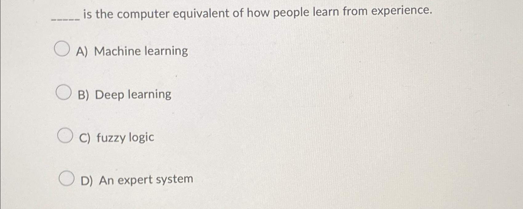 Solved is the computer equivalent of how people learn from | Chegg.com