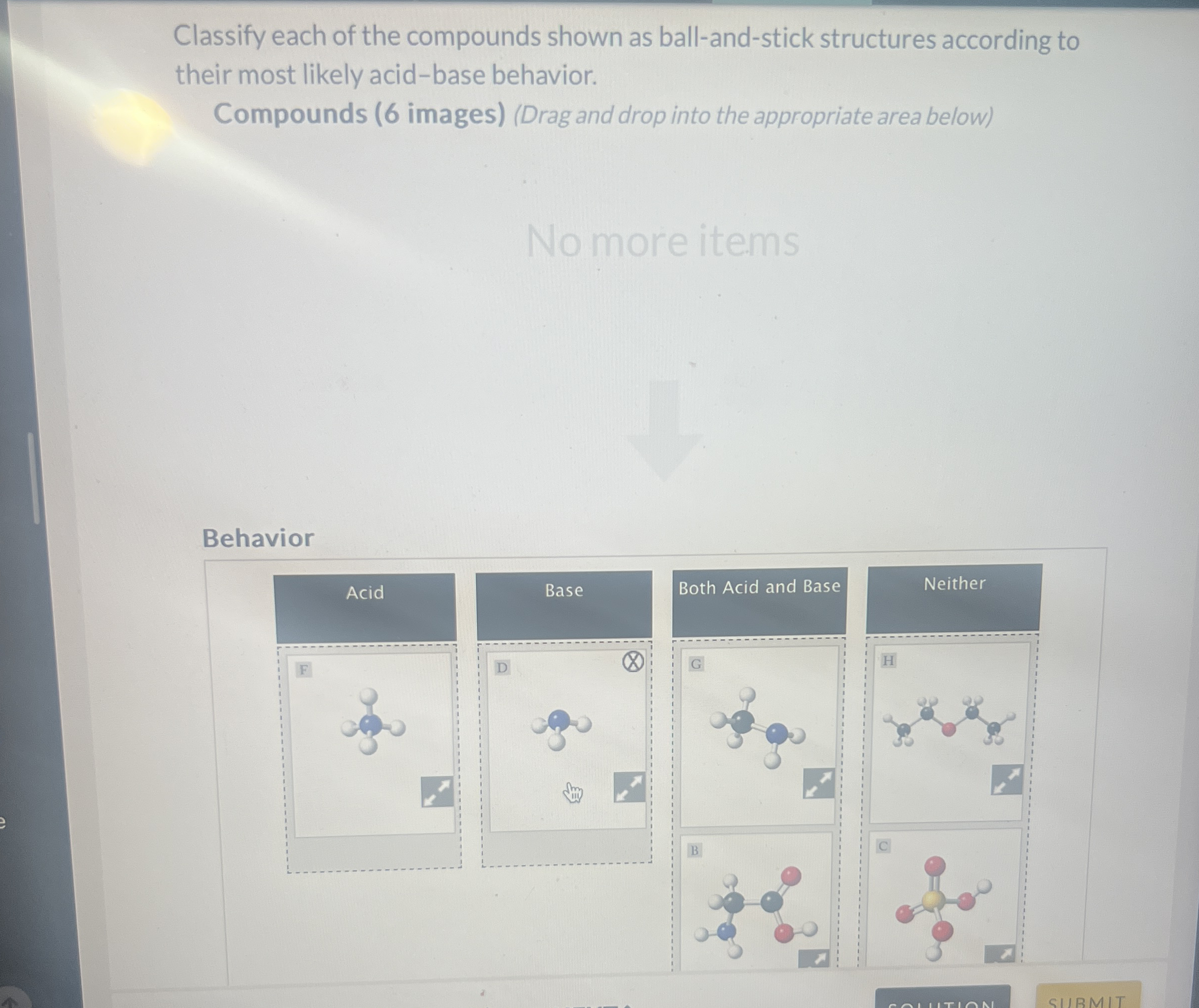 Solved by an EXPERT Classify each of the compounds shown as | Chegg.com