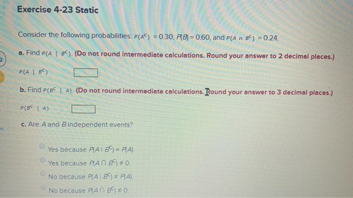 Solved Exercise 4 23 Static Consider the following Chegg