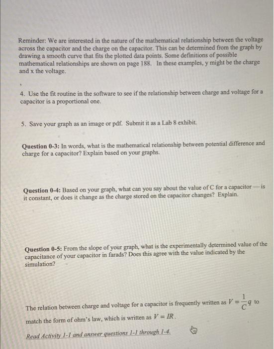 Solved 0.30 Tech 0.000V Capacitor Lab Basics PHET 3. Vary
