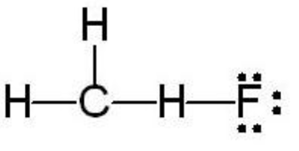 Solved Select The Correct Lewis Structure For Methyl Fluoride Ch Chegg Com