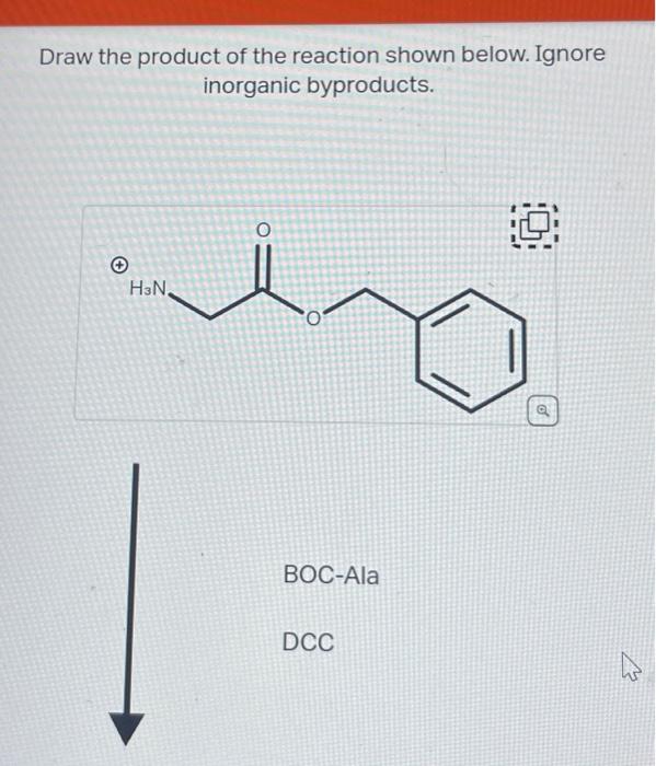 Solved Draw the product of the reaction shown below. Ignore | Chegg.com