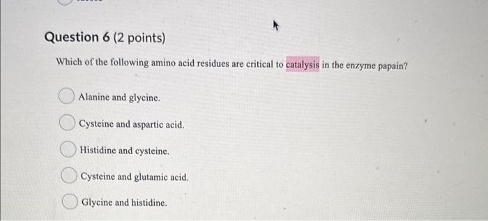 Solved Which of the following amino acid residues are | Chegg.com