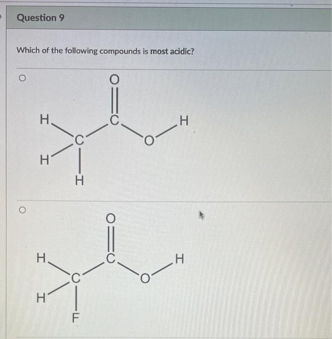 Which of the following compounds is most acidic?