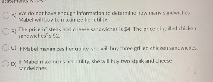 Solved Table 10-4 Steak & Cheese MU 40 32 Steak & Cheese | Chegg.com