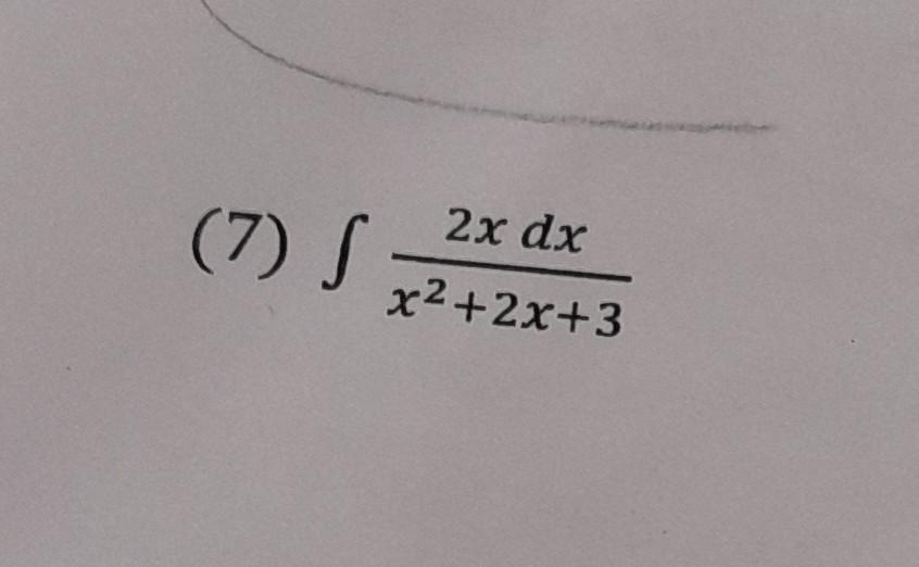 Solved 7 ∫x22x32xdx