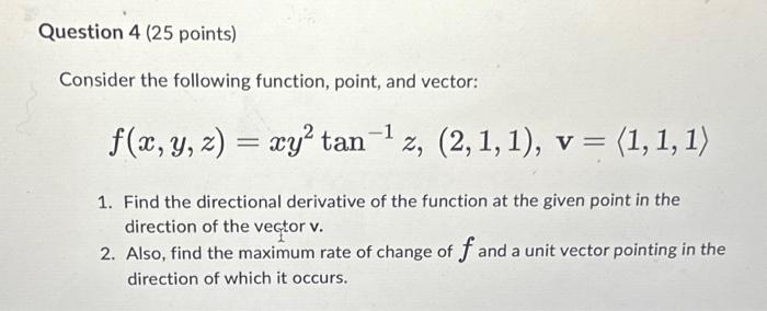 Solved Question 4 (25 points) Consider the following | Chegg.com