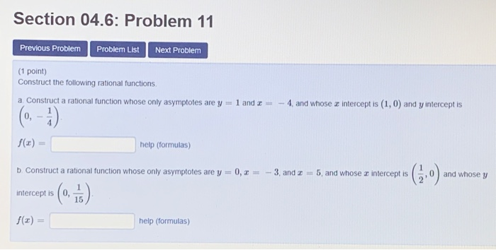 Solved Section 04.6: Problem 11 Previous Problem Problem | Chegg.com