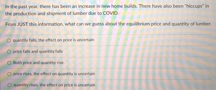 Solved In the past year, there has been an increase in new | Chegg.com