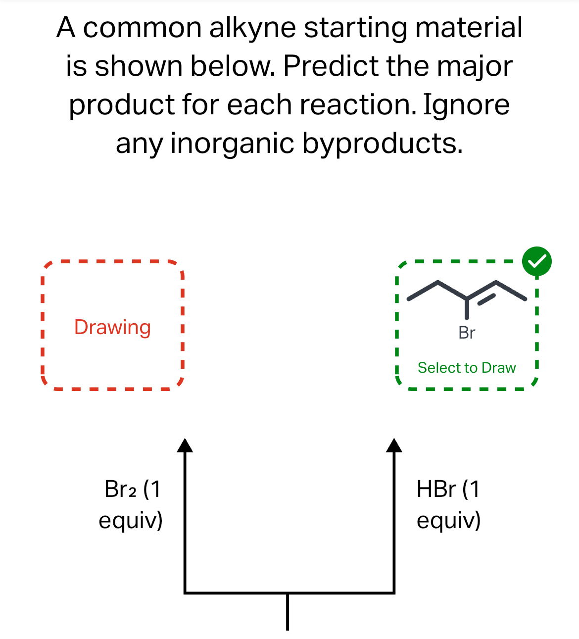 Solved A Common Alkyne Starting Material Is Shown Below Chegg Com