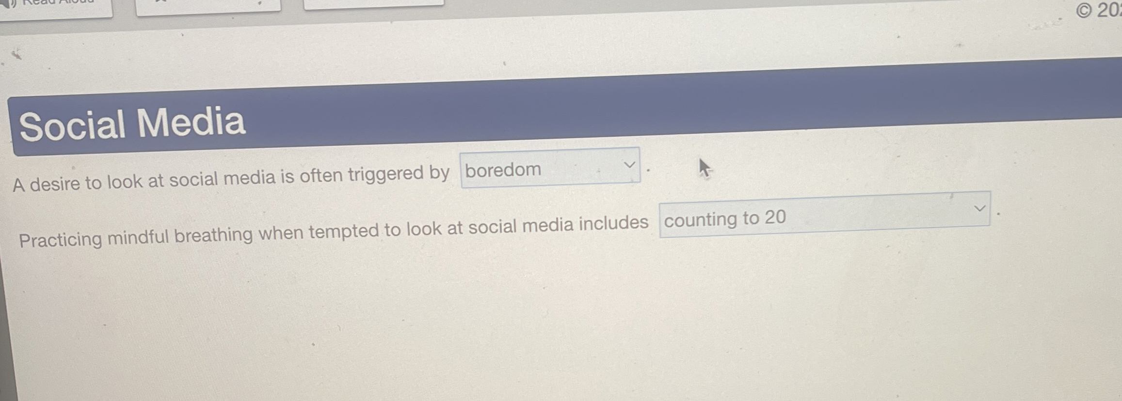 Solved Social MediaA desire to look at social media is often | Chegg.com