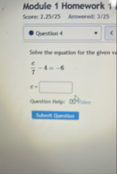 Solved Module 1 ﻿Homework 1Score: 2.25/25 ﻿Answered: | Chegg.com