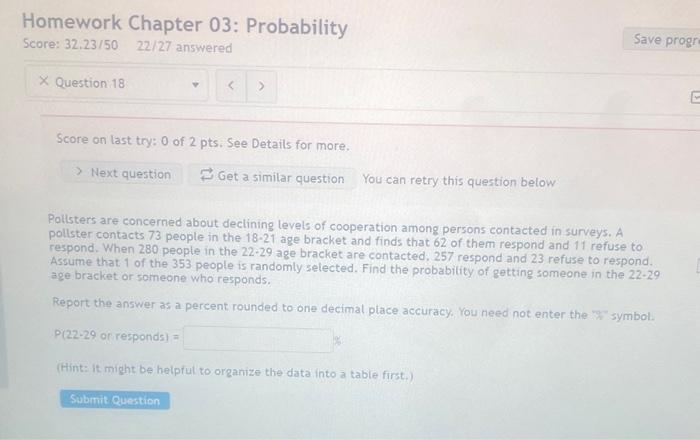 Solved You Can Retry This Question Below Pollsters Are | Chegg.com