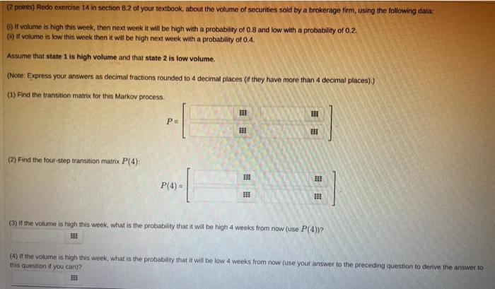 Solved (2 points) Redo exercise 14 in section 8.2 of your | Chegg.com