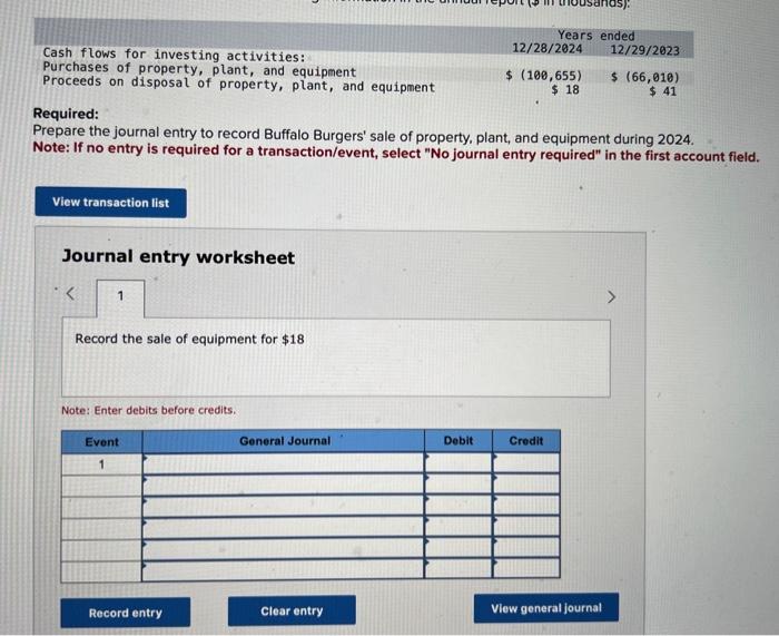 Solved In Its 2024 Annual Report To Shareholders Buffalo Chegg Com   Image