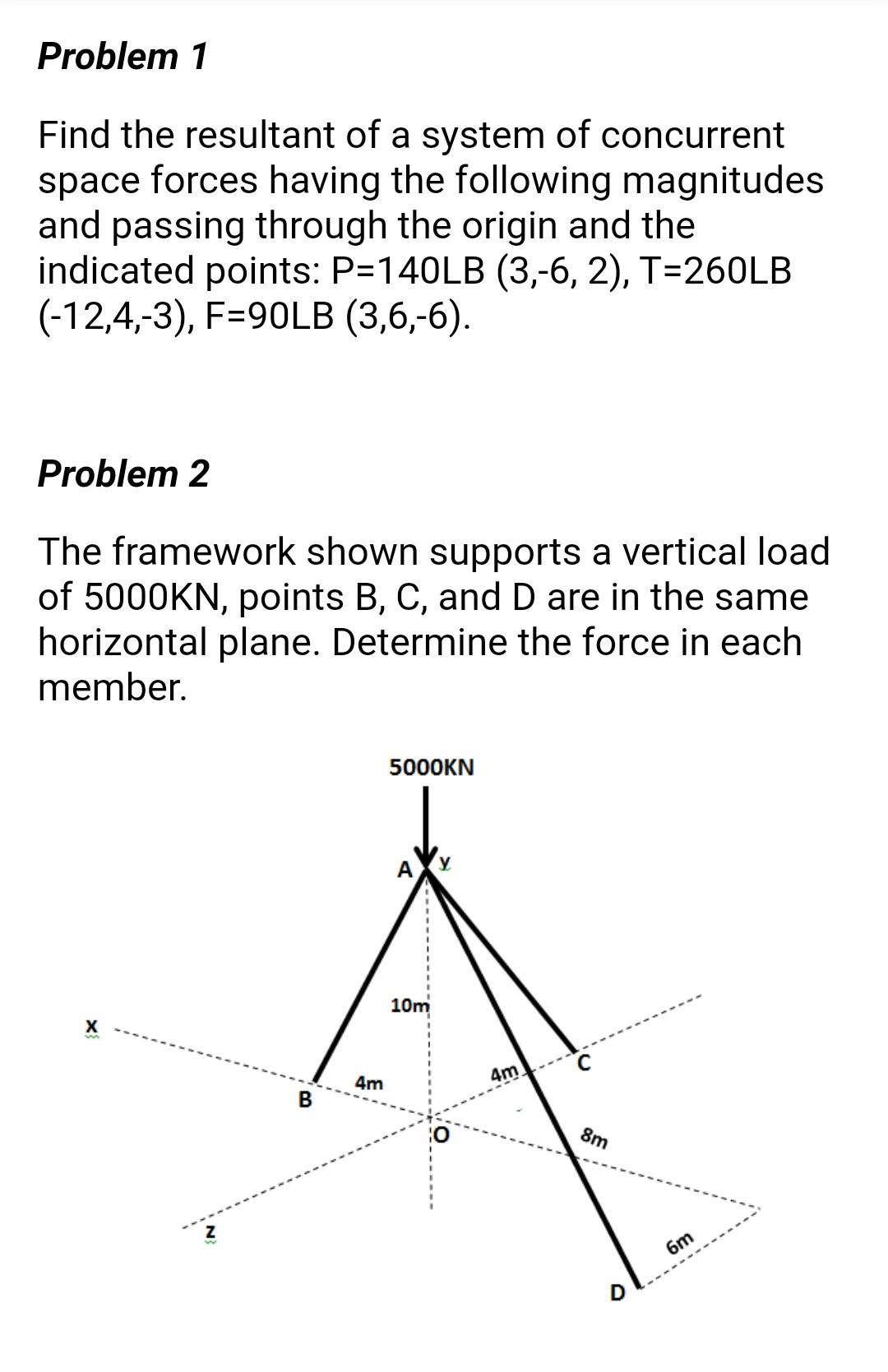 Solved Problem 1 Find the resultant of a system of | Chegg.com