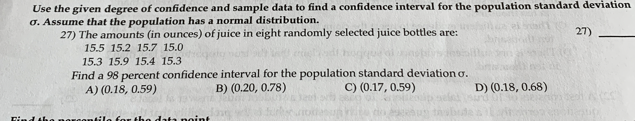 Solved Use the given degree of confidence and sample data to | Chegg.com