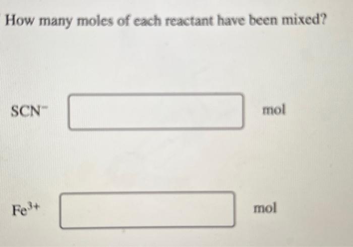Solved An experiment was carried out to determine the 3+ | Chegg.com