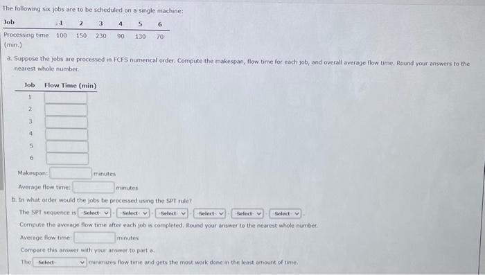 Solved please show your work on how to solve and answer ALL | Chegg.com