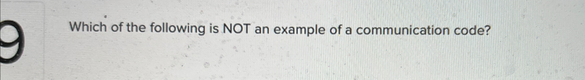 Solved Which of the following is NOT an example of a | Chegg.com