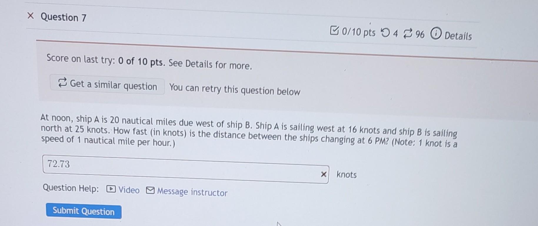 Solved At Noon, Ship A Is 20 Nautical Miles Due West Of Ship | Chegg.com