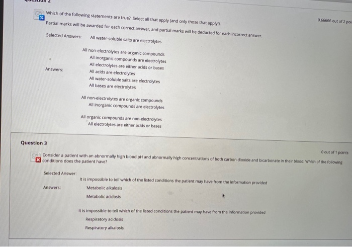 Solved % Which of the following statements are true? Select | Chegg.com