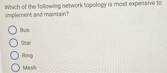 Solved What are the characteristics of a physical network | Chegg.com