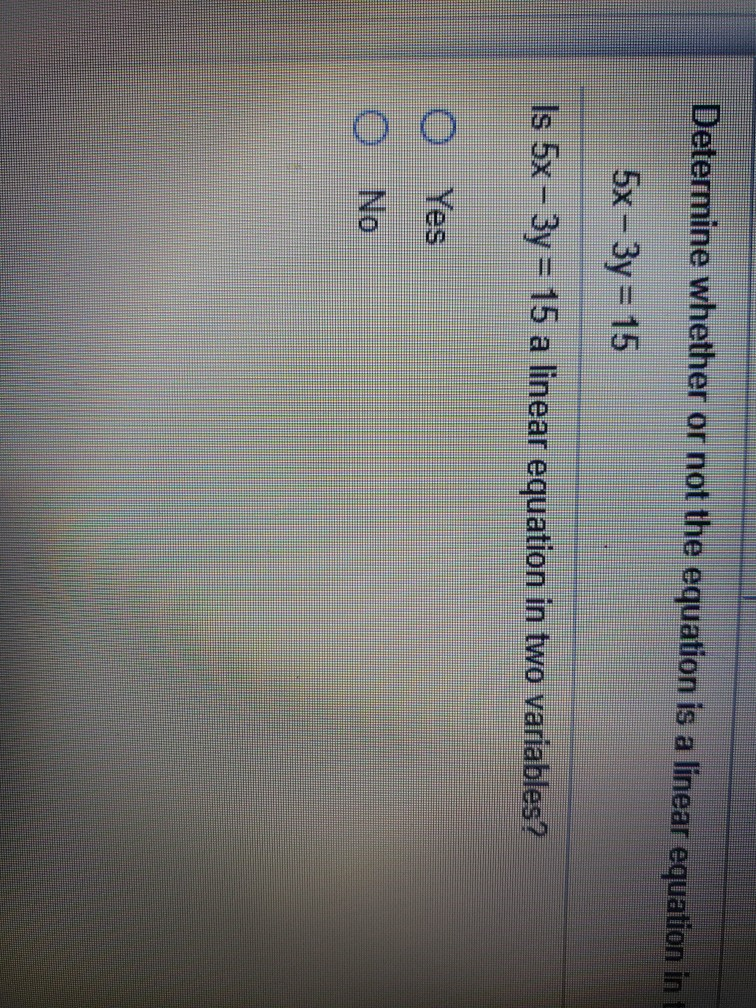 the equation 2x 3y 5 and 6x 9y 15 have